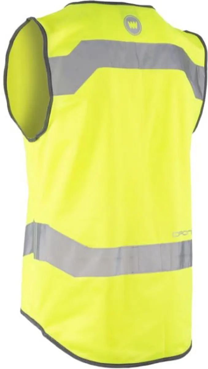 WOWOW Drone Veiligheidsvest met Rits - Geel - afbeelding 5 van 6