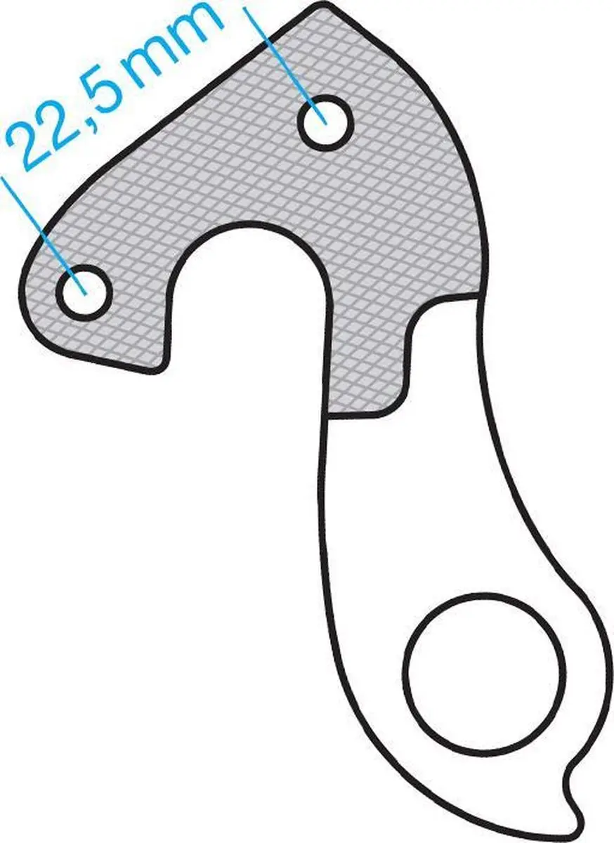 Union Derailleurhanger GH-056 53mm - afbeelding 5 van 6