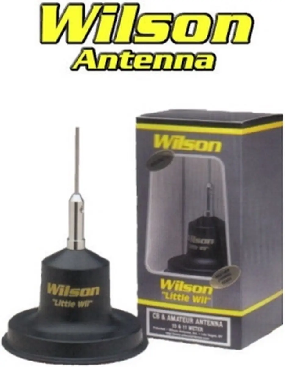 Wilson Little Wil 27MC CB Antenne met Magneetvoet - Zwart - afbeelding 2 van 2