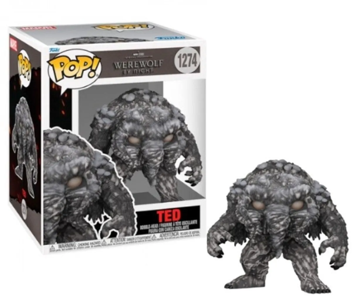 Marvel Funko POP! Werewolf By Night Man-Thing 74537 - 15cm - Multicolor - afbeelding 6 van 6