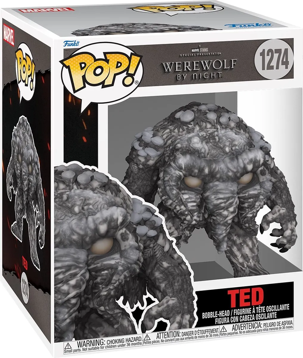 Marvel Funko POP! Werewolf By Night Man-Thing 74537 - 15cm - Multicolor - afbeelding 2 van 6