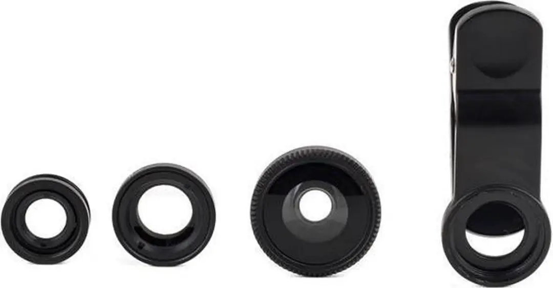 Kikkerland Cameralens US110-A-EU - Set van 3 - Zwart - afbeelding 5 van 6