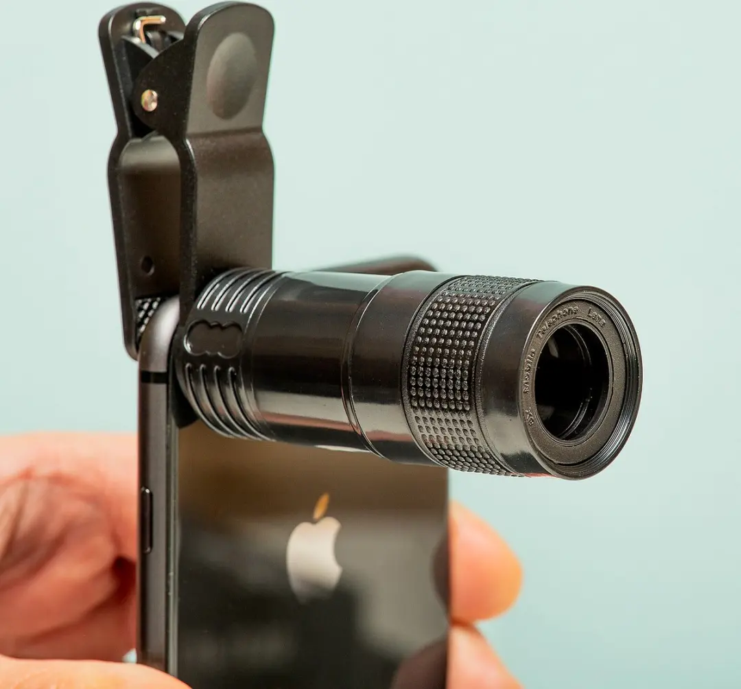 Kikkerland US178 Telefoon telescoop - Zwart - afbeelding 5 van 6