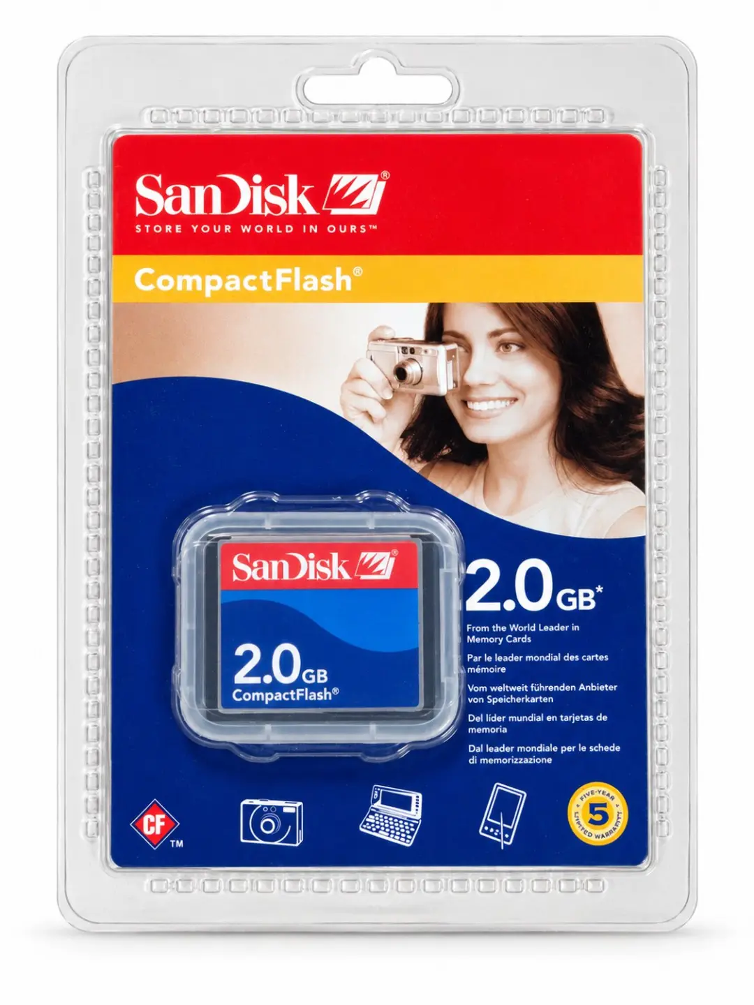 SanDisk CompactFlash Card 2 GB