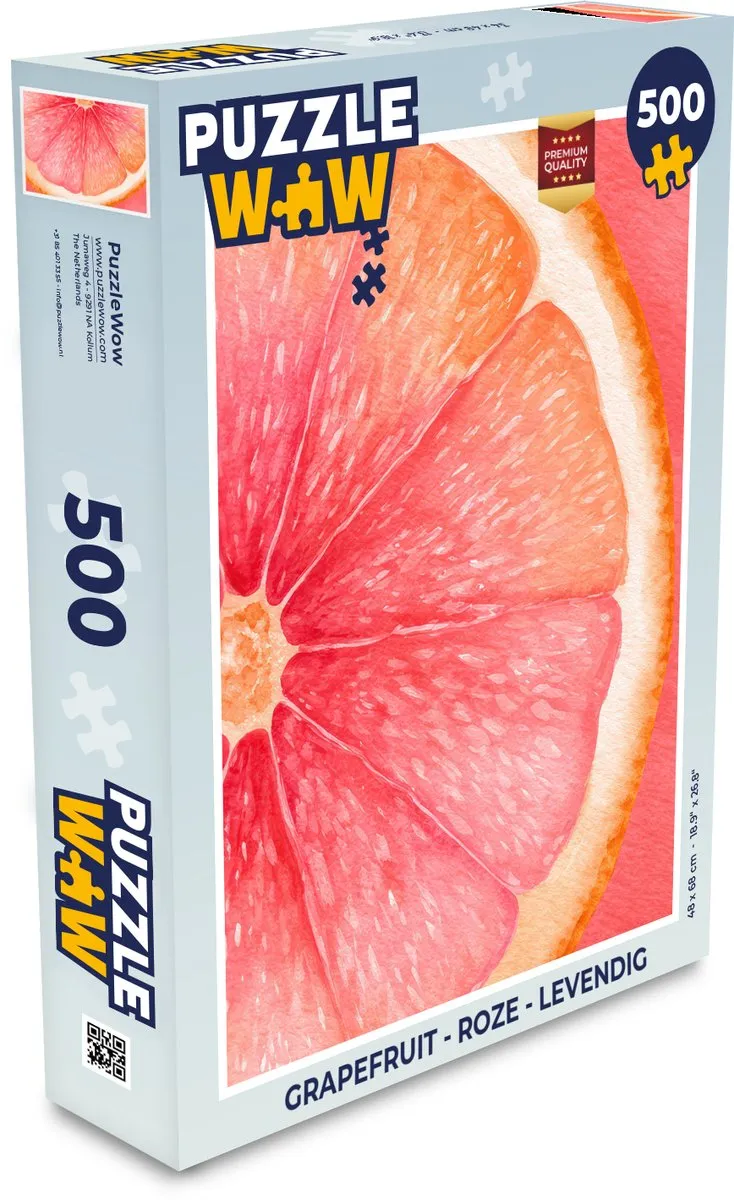 PuzzleWow Grapefruit Legpuzzel 500 Stuks