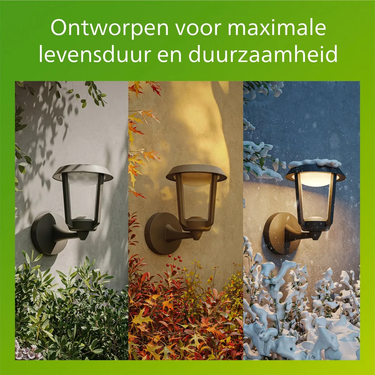 Philips Nuvy Wandlamp Buitenverlichting Schemersensor 2700K - Antraciet - afbeelding 6 van 6