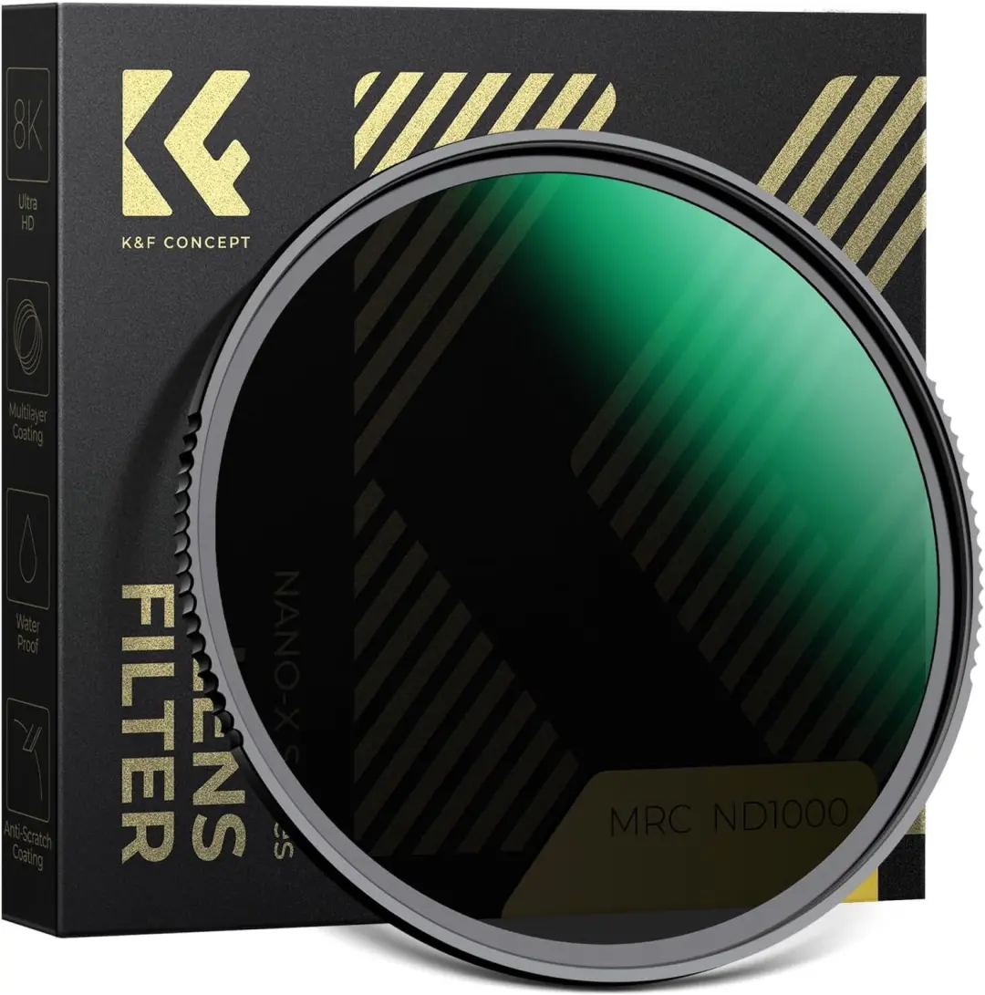 K&F CONCEPT Nano-X ND1000 58mm Filter: 10 Stops Lichtreductie