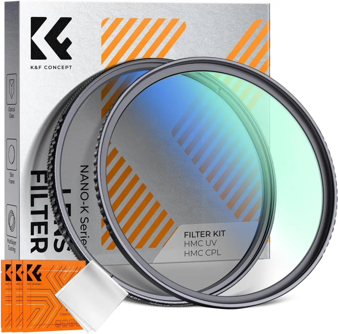 K&F Concept 58mm CPL + MCUV Filterset