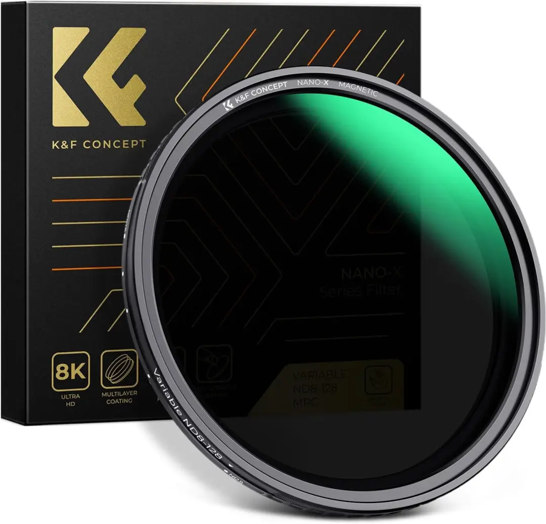 K&F CONCEPT Magnetische Variabele ND Filter 52mm (ND8-128) - afbeelding 2 van 2