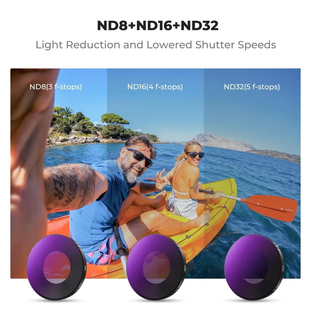 K&F Concept Insta360 Go Ultra Filterset - CPL en ND - afbeelding 4 van 6