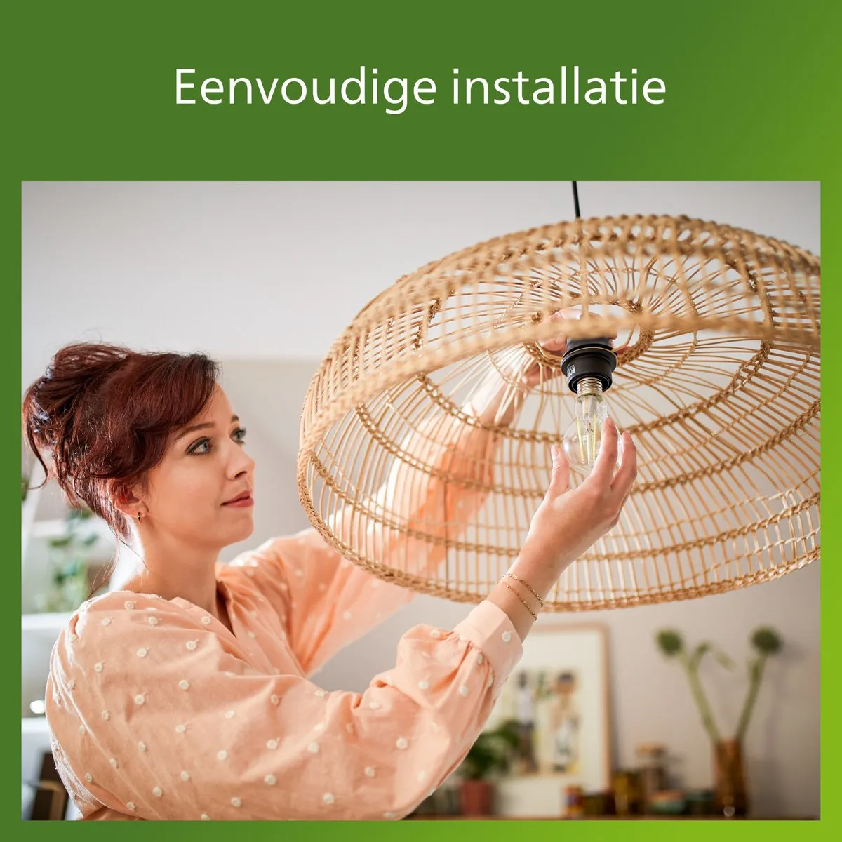 Philips UltraEfficient LED Lamp 4W E27 Warmwit - 6 Stuks