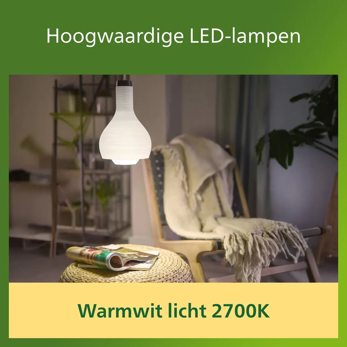 Philips UltraEfficient LED Lamp 4W E27 Warmwit - 6 Stuks