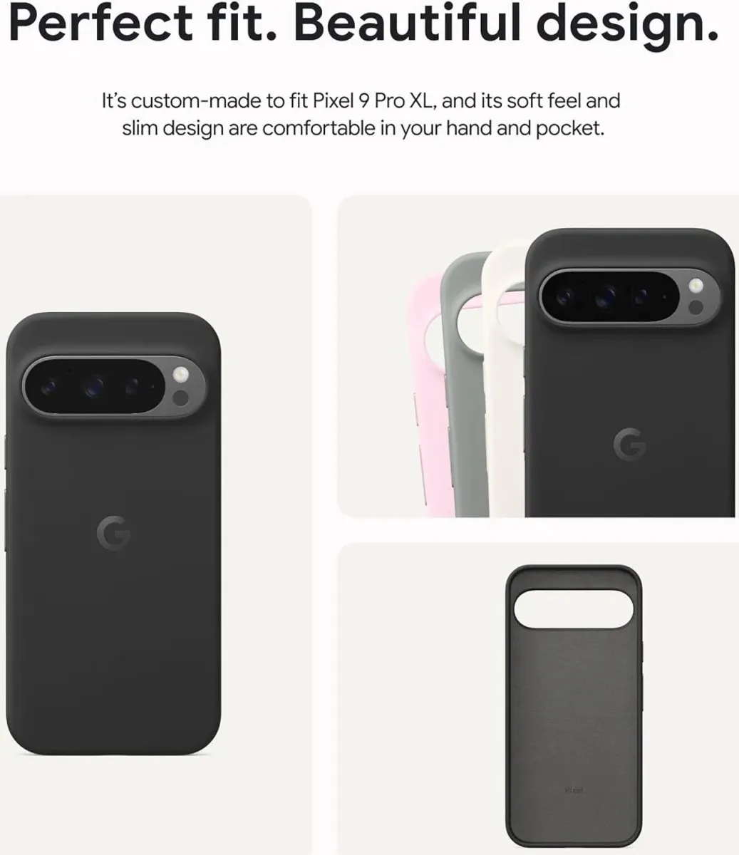 Google Pixel 9 Pro XL Siliconen Hoesje Beige - GGLGA05657