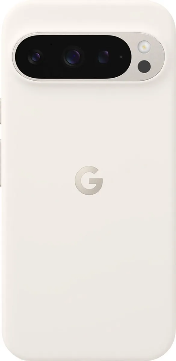 Google Pixel 9 Pro XL Siliconen Hoesje Beige - GGLGA05657
