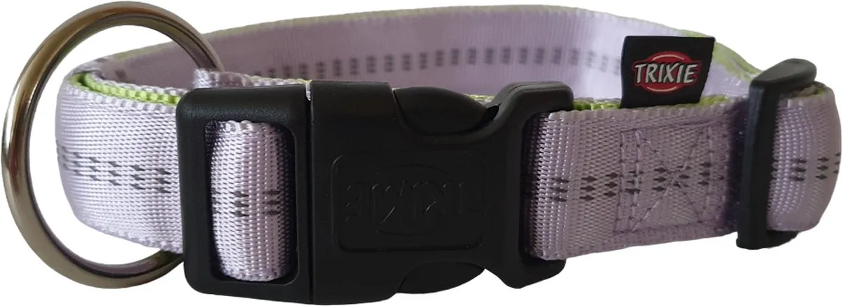 Trixie Softline Elegance Halsband - Lila-Groen - 40-65 cm