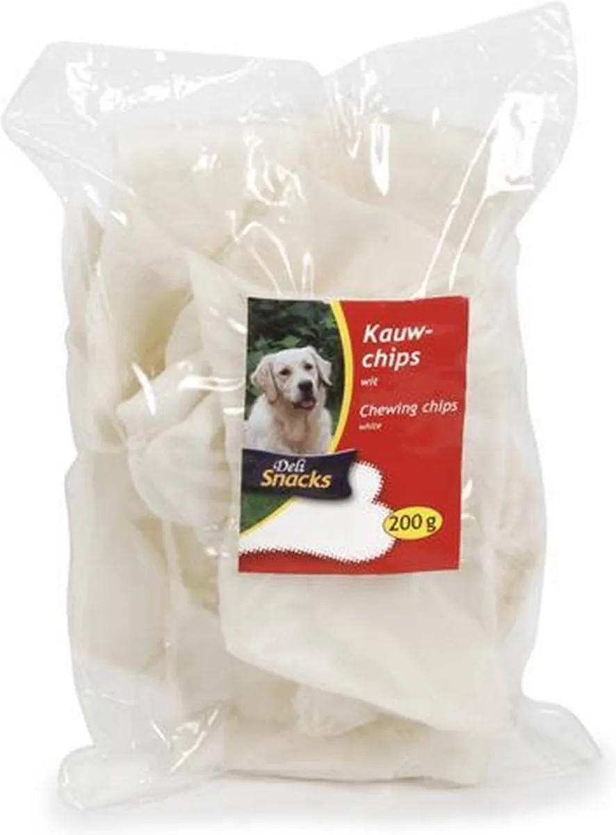 Beeztees Kauwchips Hondensnack Wit 200g