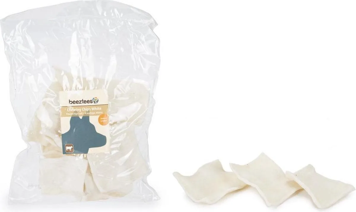 Beeztees Kauwchips Hondensnack Wit 200g