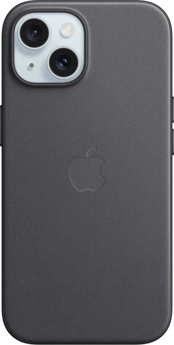 Apple FineWoven Hoesje iPhone 15 - Zwart - MT393ZM/A