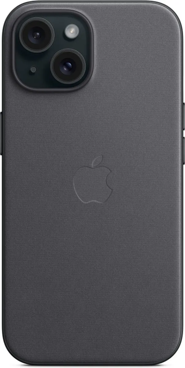 Apple FineWoven Hoesje iPhone 15 - Zwart - MT393ZM/A