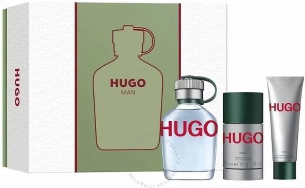 Hugo Boss Man Eau de Toilette & Deo Stick & Shower Gel - 3 Stuks
