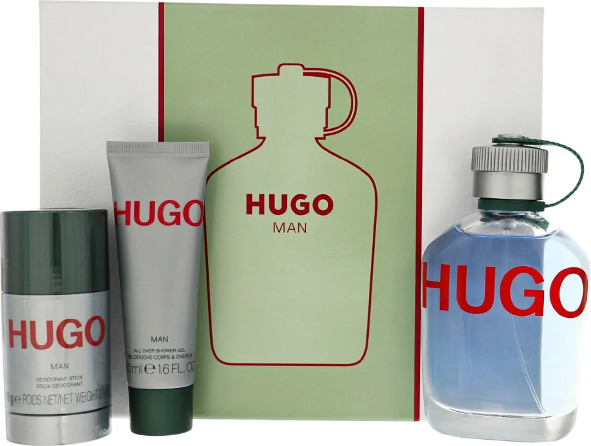 Hugo Boss Man Eau de Toilette & Deo Stick & Shower Gel - 3 Stuks