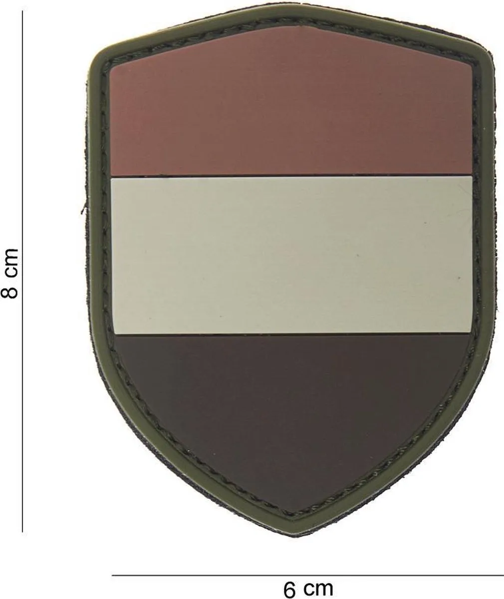 101 Inc Embleem 3D Schild Nederland Desert Camouflage