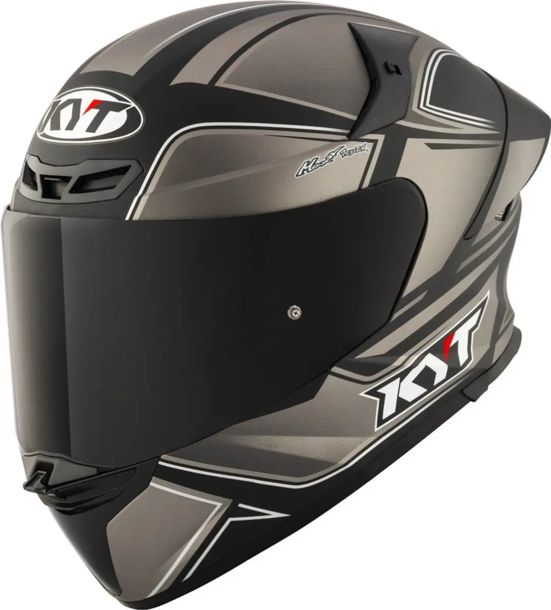 KYT TT-Revo Tourist Mat grijs integraalhelm