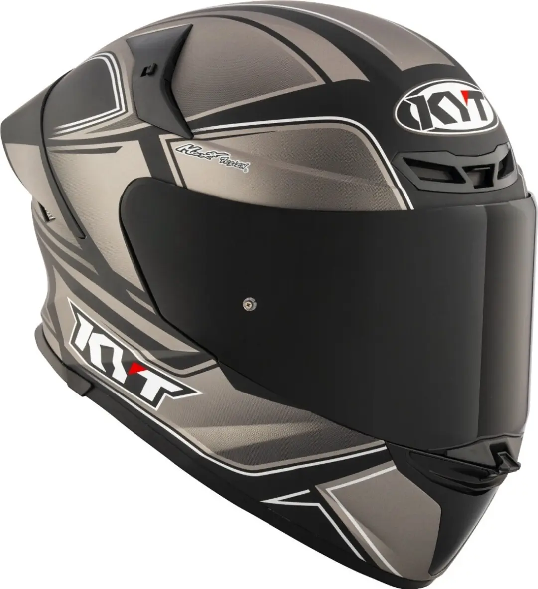 KYT TT-Revo Tourist Mat grijs integraalhelm - afbeelding 6 van 6