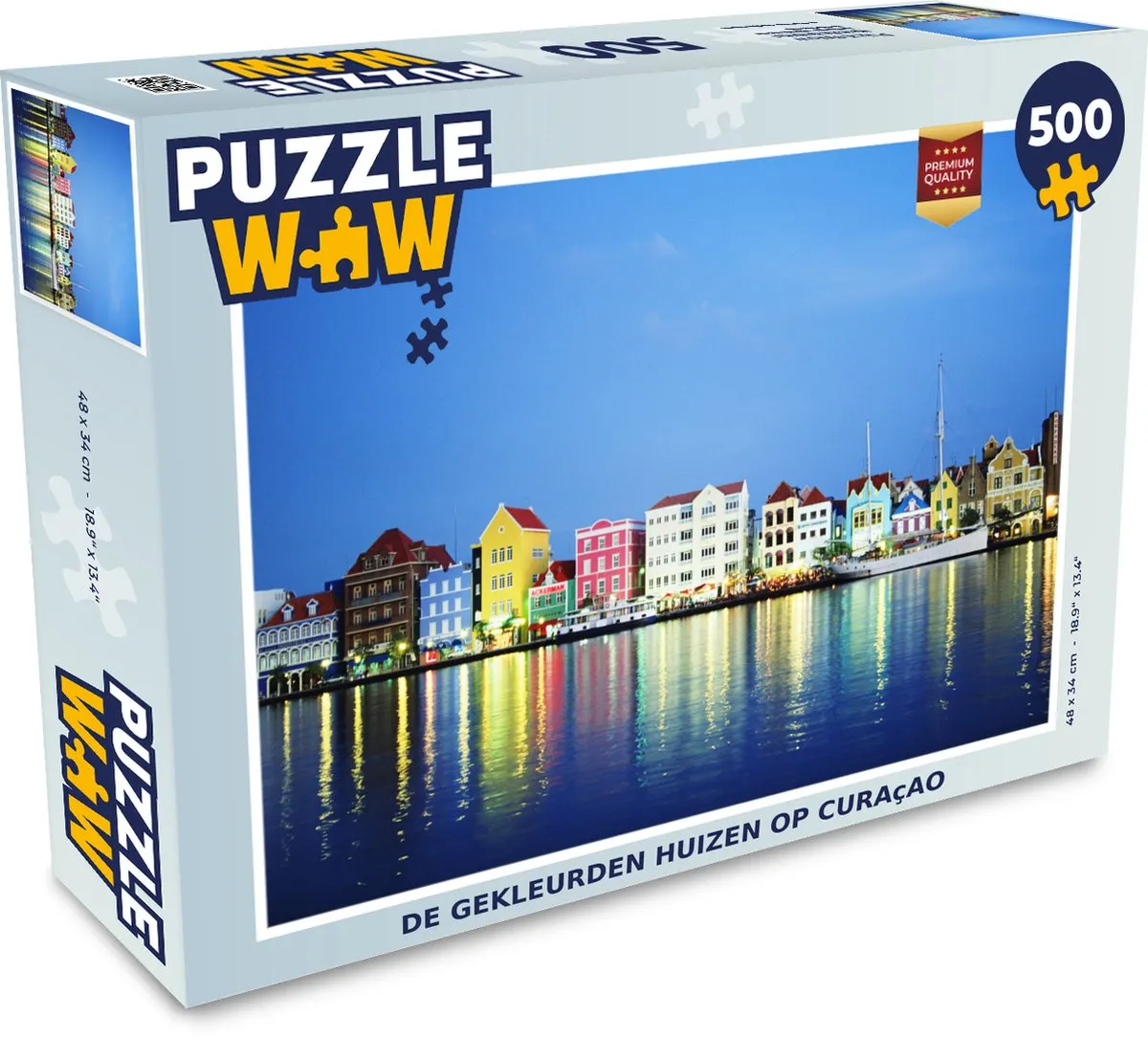 PuzzleWow Puzzel Curaçao Huizen Skyline
