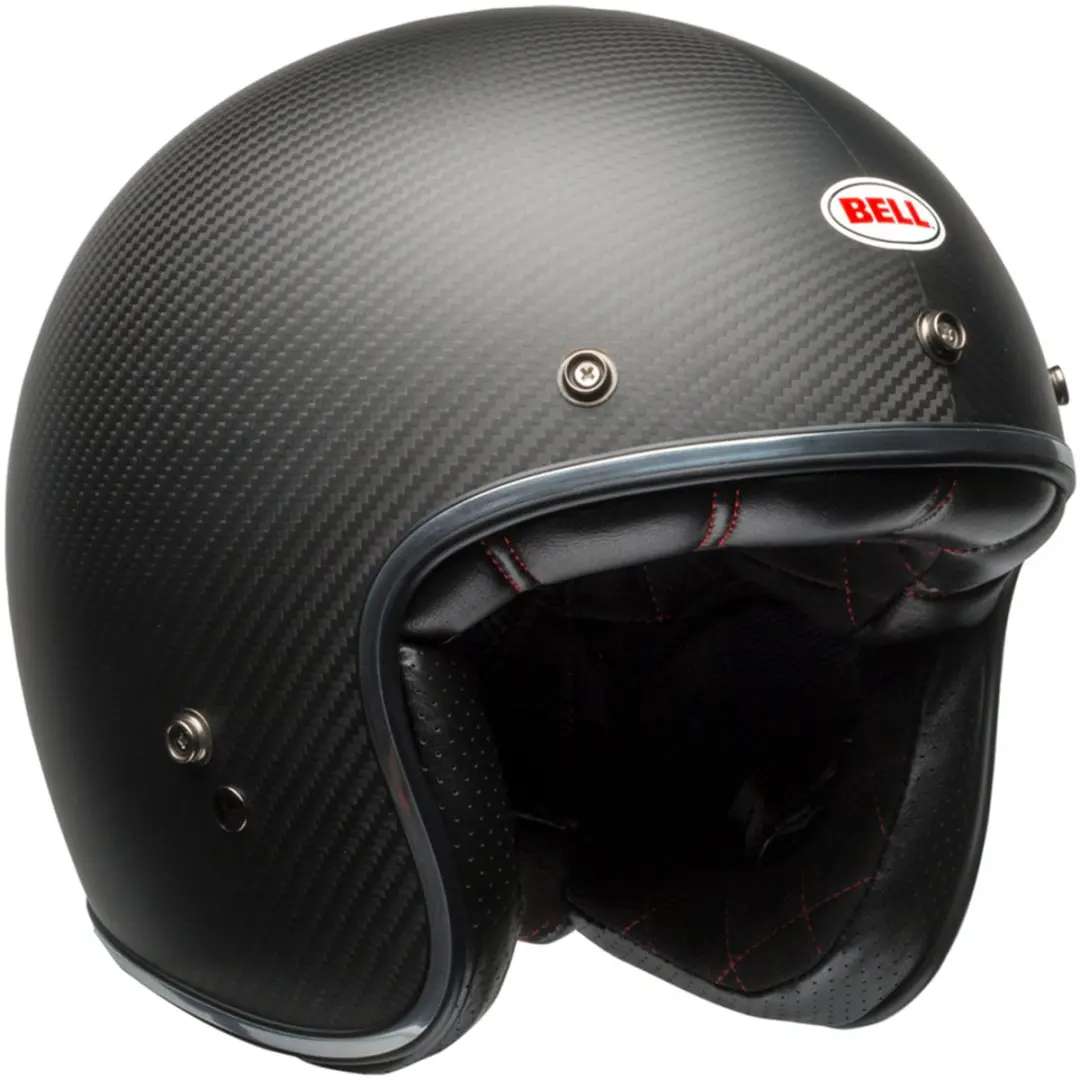 Bell Custom 500 Carbon Jethelm - Mat Zwart - afbeelding 4 van 6