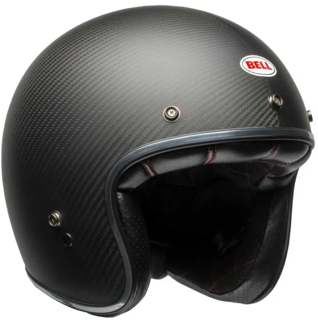 Bell Custom 500 Carbon Jethelm - Mat Zwart - afbeelding 2 van 6