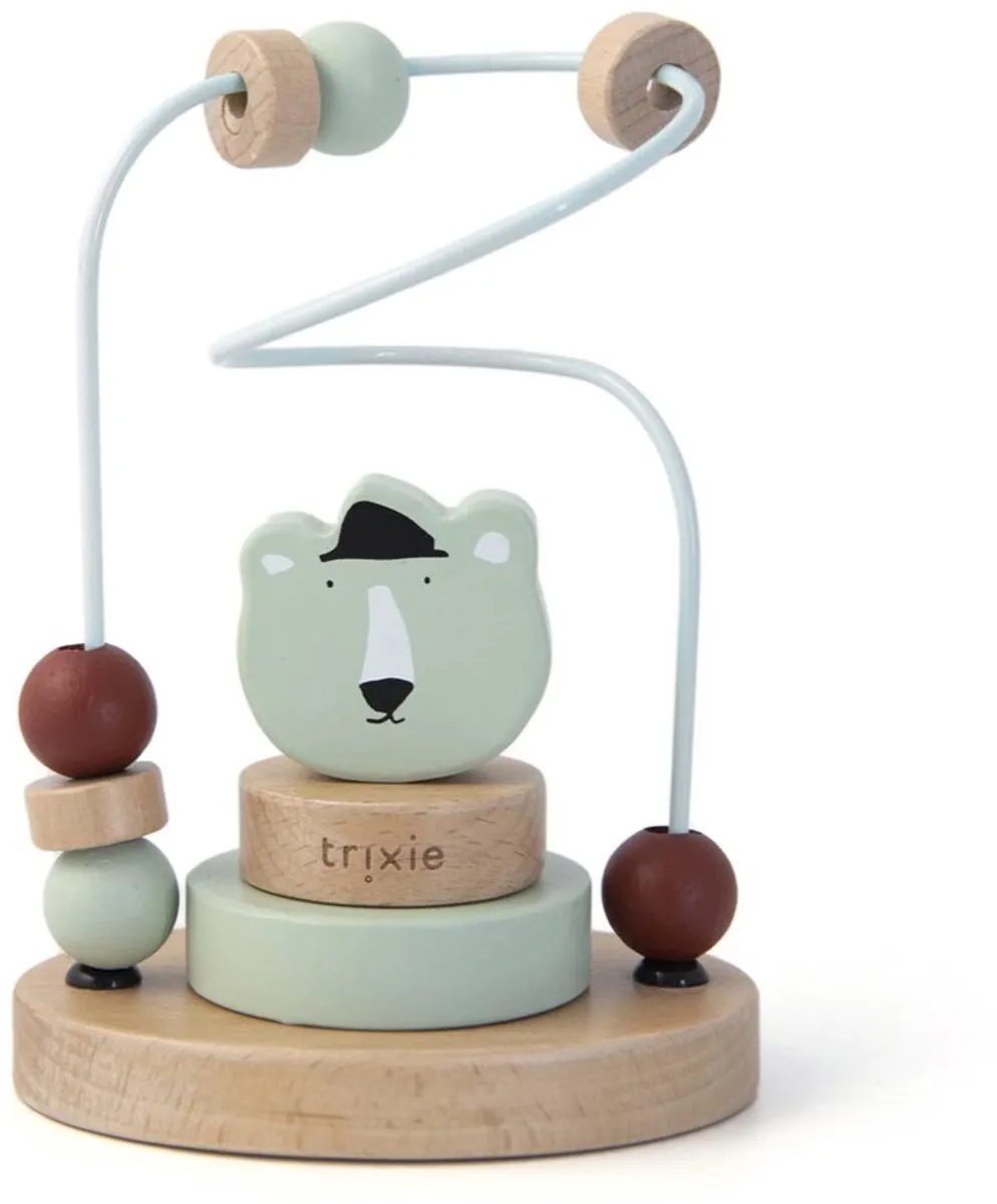 Trixie Houten Kralenframe Mr. Polar Bear