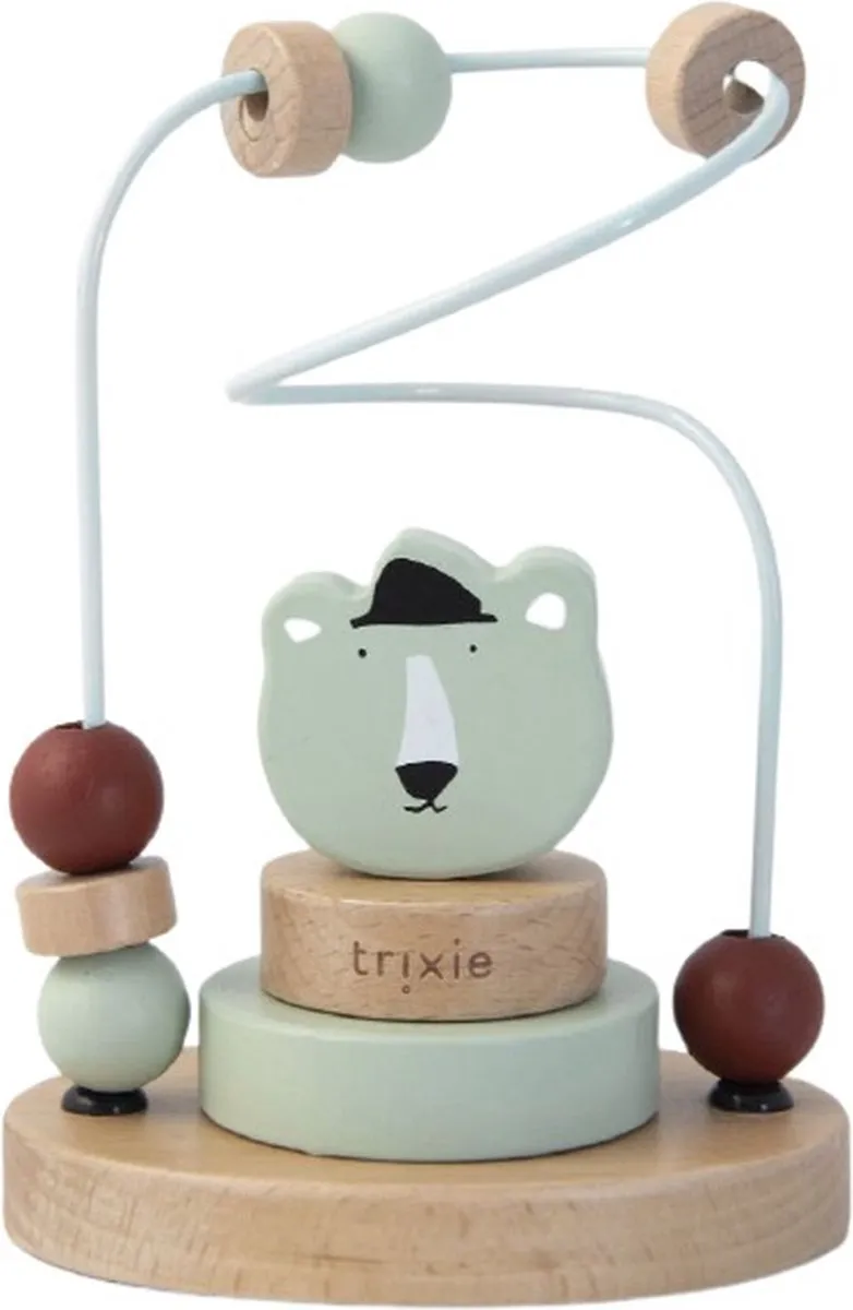Trixie Houten Kralenframe Mr. Polar Bear - Educatief Speelgoed - afbeelding 6 van 6