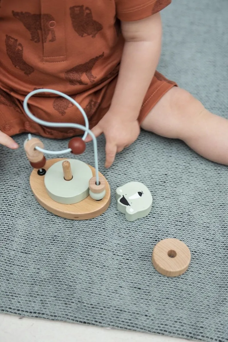 Trixie Houten Kralenframe Mr. Polar Bear - Educatief Speelgoed
