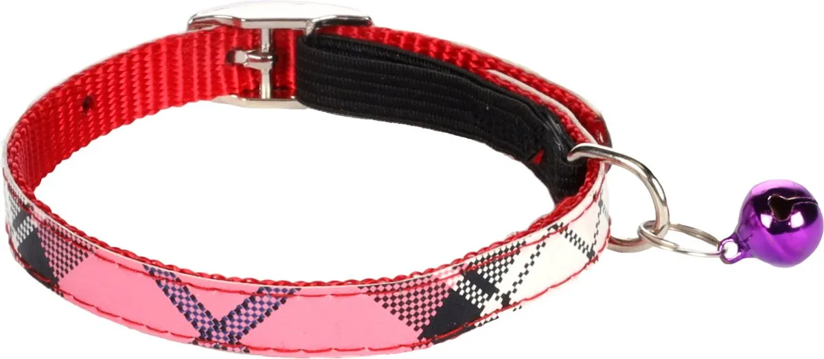 Flamingo Kattenhalsband Jacq 30cm - 10mm - Meerdere kleuren
