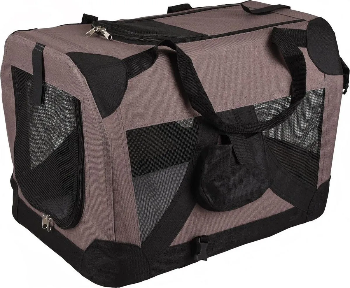 Flamingo Transportmand Opvouwbaar S Taupe