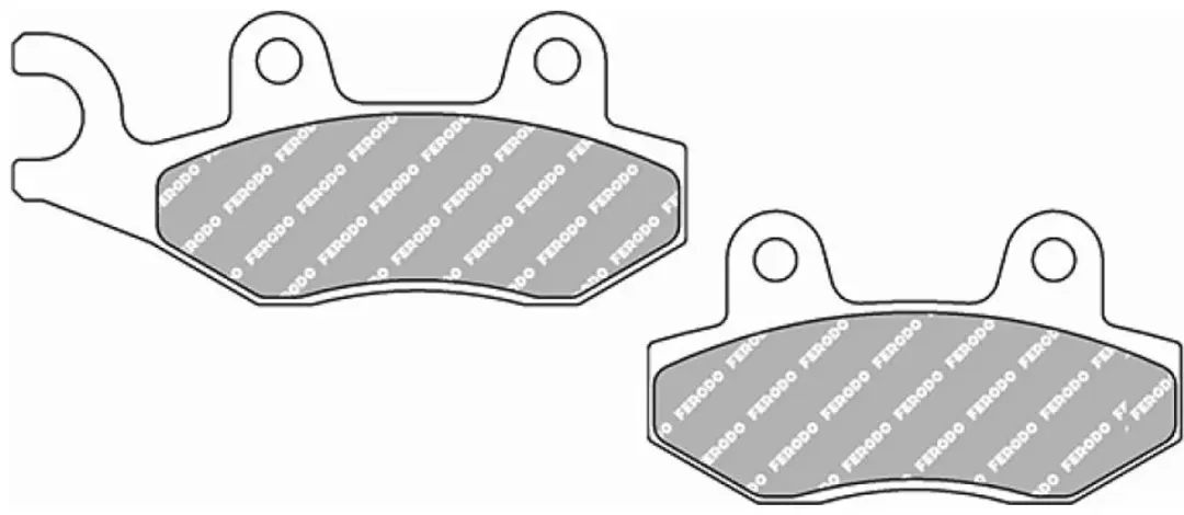 Plaquette de frein Ferodo pour Scooter Kymco 125 LIKE IE S E4 2017 à 2022 AV /