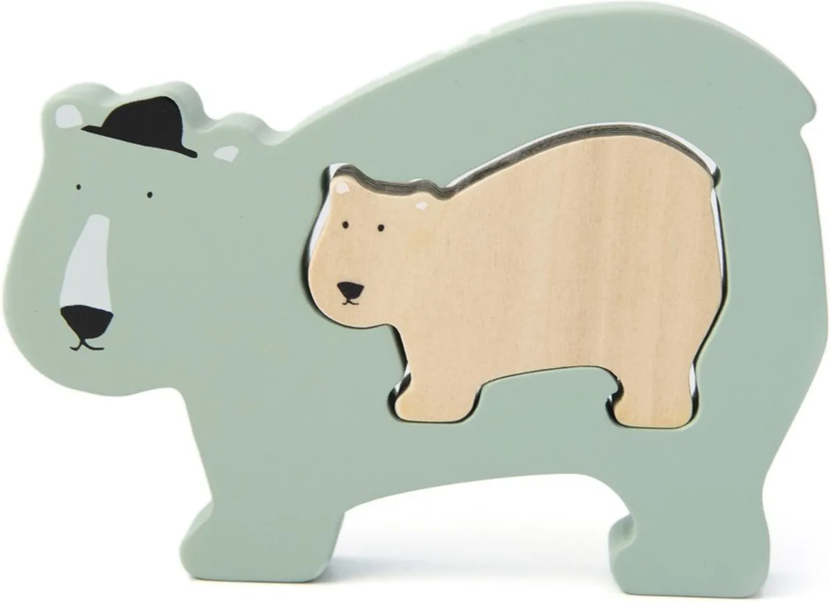Trixie Houten Babypuzzel Mr. Polar Bear