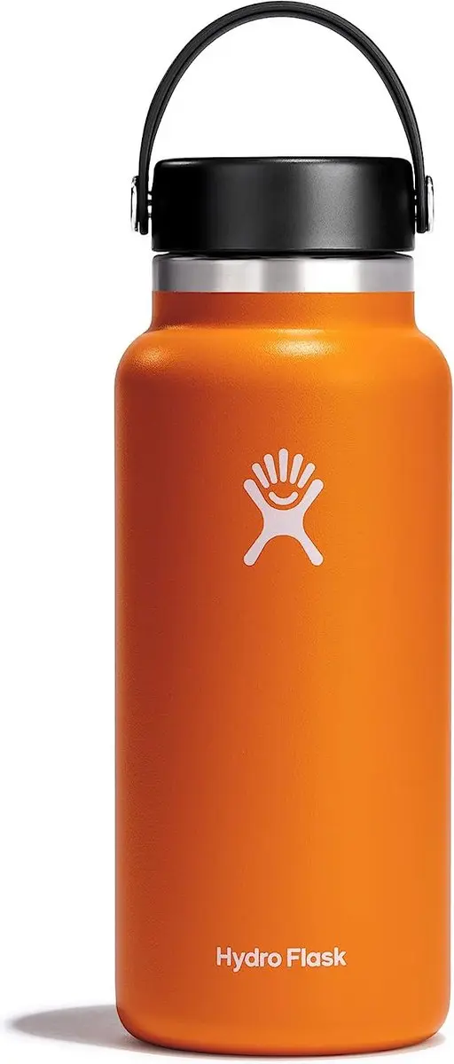 Waterfles 946 ml (32 oz) roestvrijstalen geïsoleerde waterfles Sportfles met le