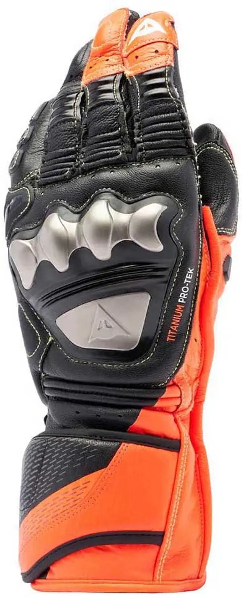 Dainese Full Metal 7 Handschoenen Zwart Rood Fluo