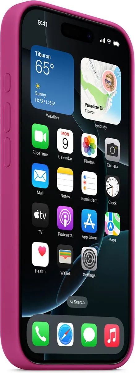 Apple iPhone 16 Pro Max Silicone Backcover MagSafe - MYYX3ZM/A - Roze - afbeelding 6 van 6