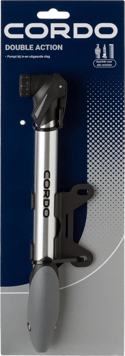 Cordo Handpomp Double Action - Zilver - afbeelding 2 van 5