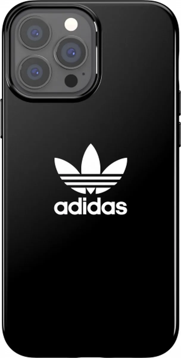 Adidas SnapCase Trefoil Hoesje iPhone 13/Pro/Max - Zwart