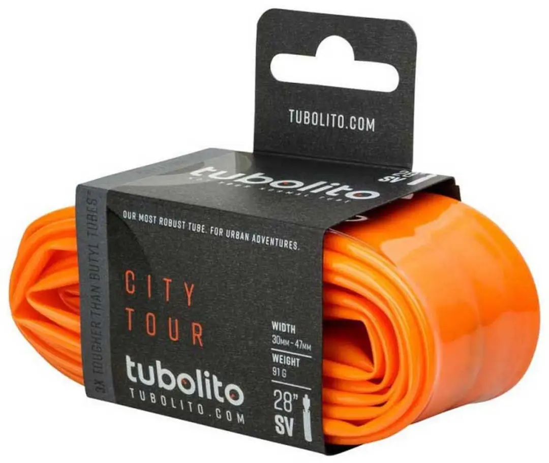 Tubolito City-Touring Binnenband 700C x 30-47mm Oranje - afbeelding 2 van 6