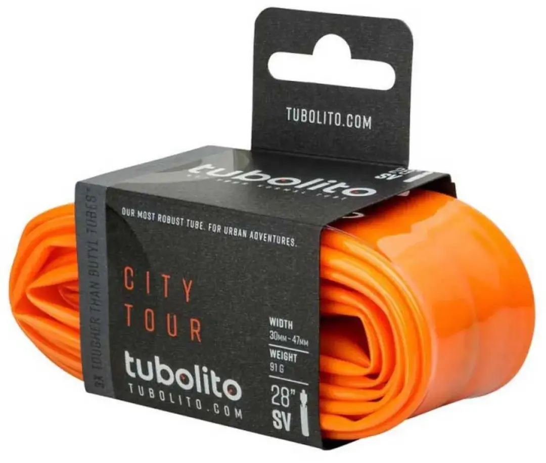 Tubolito City-Touring Binnenband 700C x 30-47mm Oranje - afbeelding 3 van 6