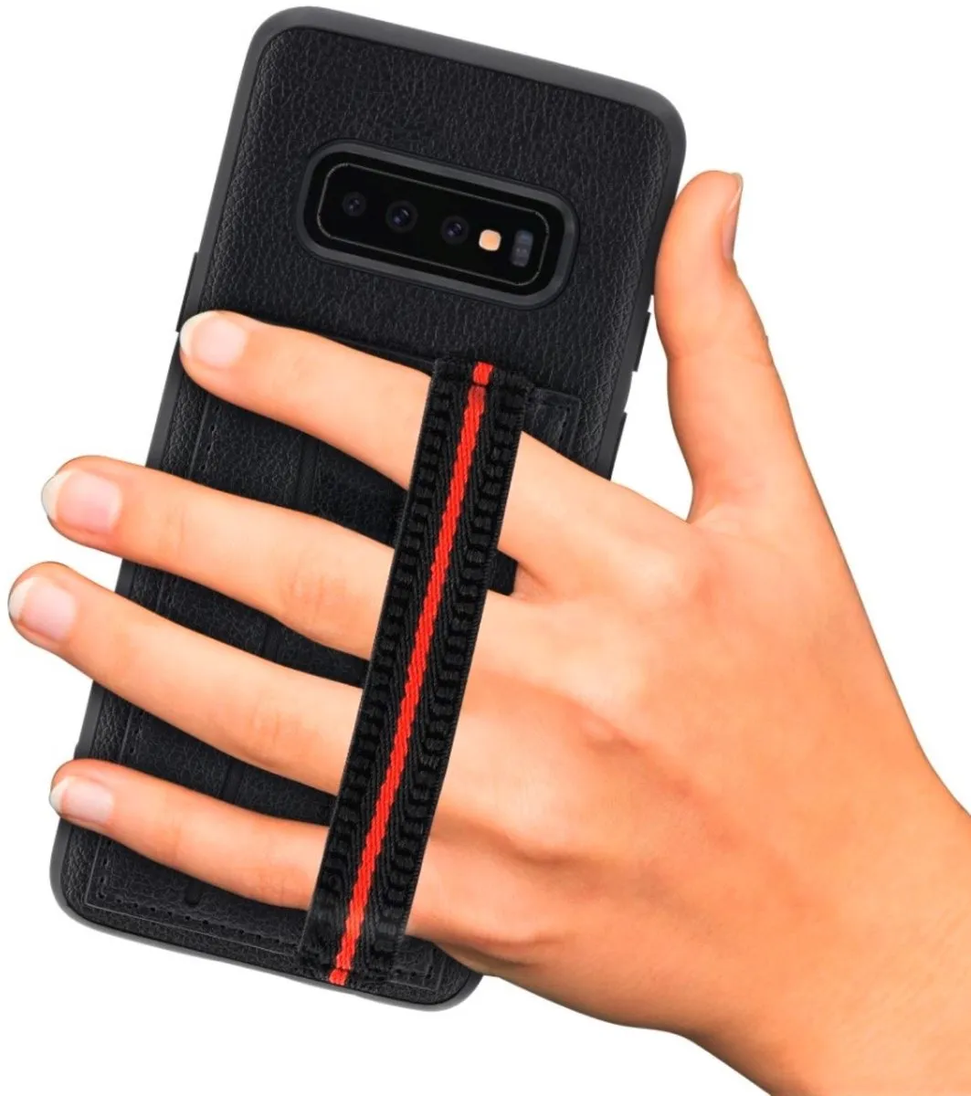 Hama Cover Red Sensation No. 4 Samsung Galaxy S10+ - Zwart/Rood - afbeelding 5 van 6