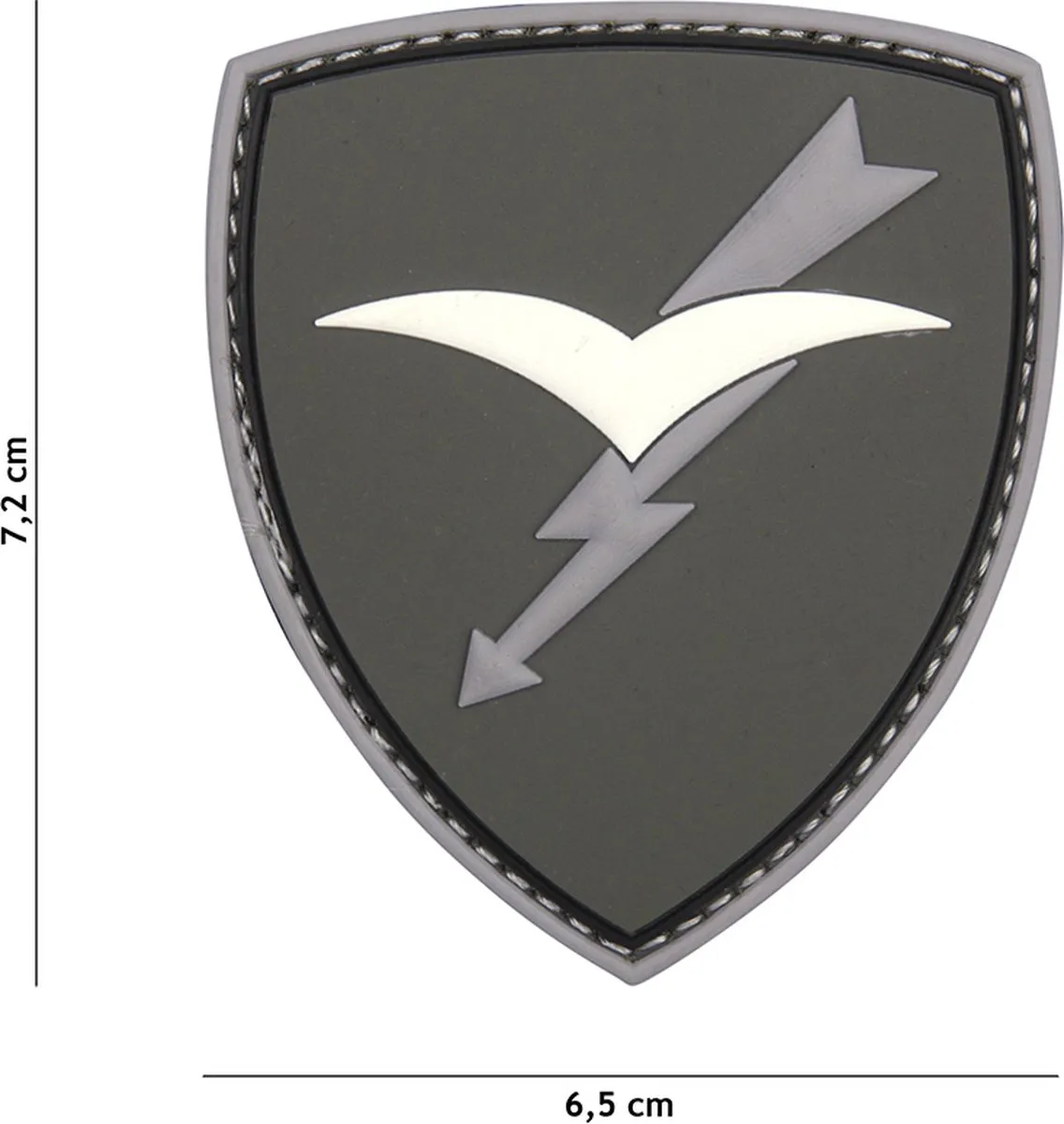 101 Inc Embleem 3D PVC Paratroopers Brigade Folgore