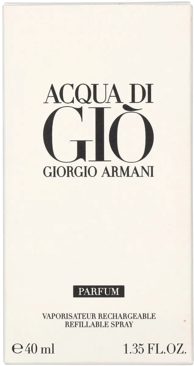 Giorgio Armani Acqua Di Gio Homme Eau de parfum spray 40 ml