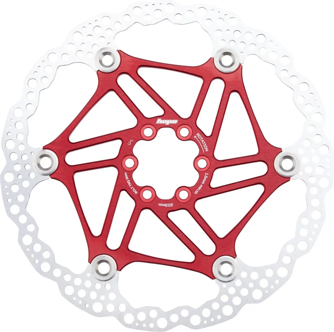 Hope Remschijf 203mm Rood - afbeelding 4 van 6