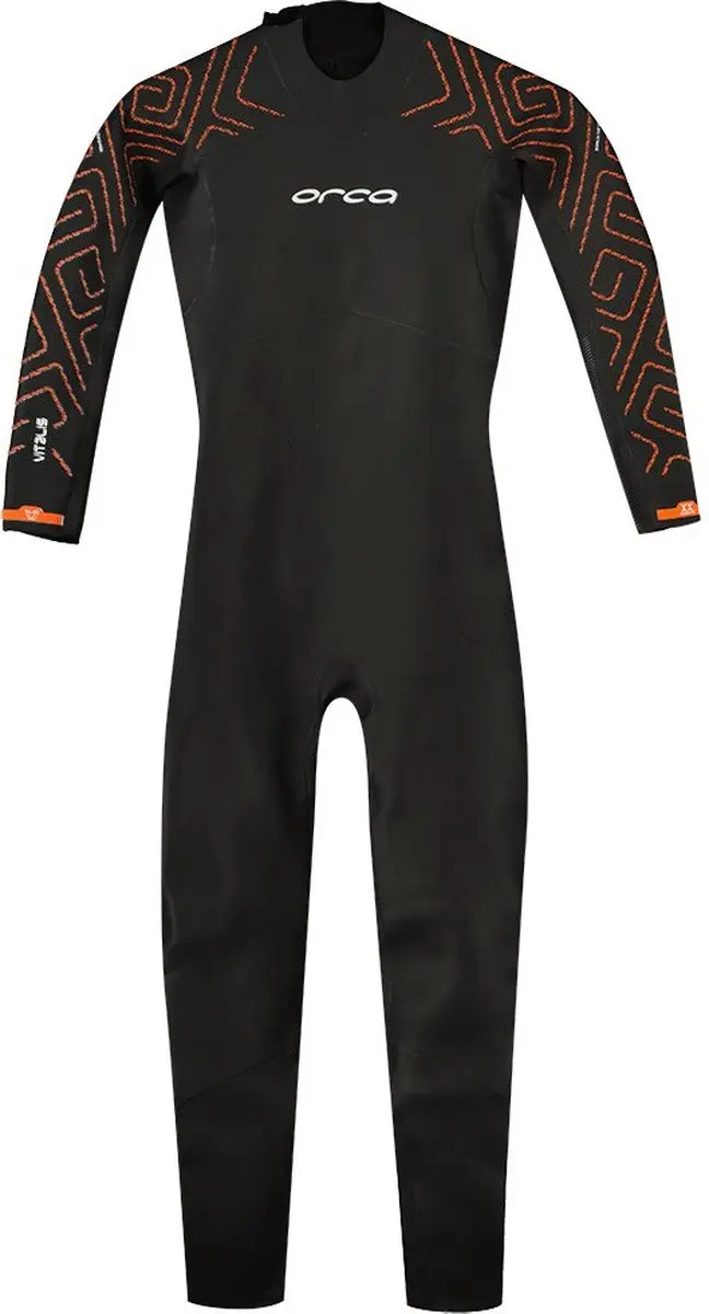 2025 Orca Dames Vitalis TRN Rug Ritssluiting Open Water Swim Wetsuit N